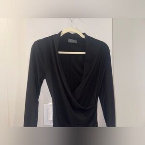 ASTR Long Sleeve Wrap Dress